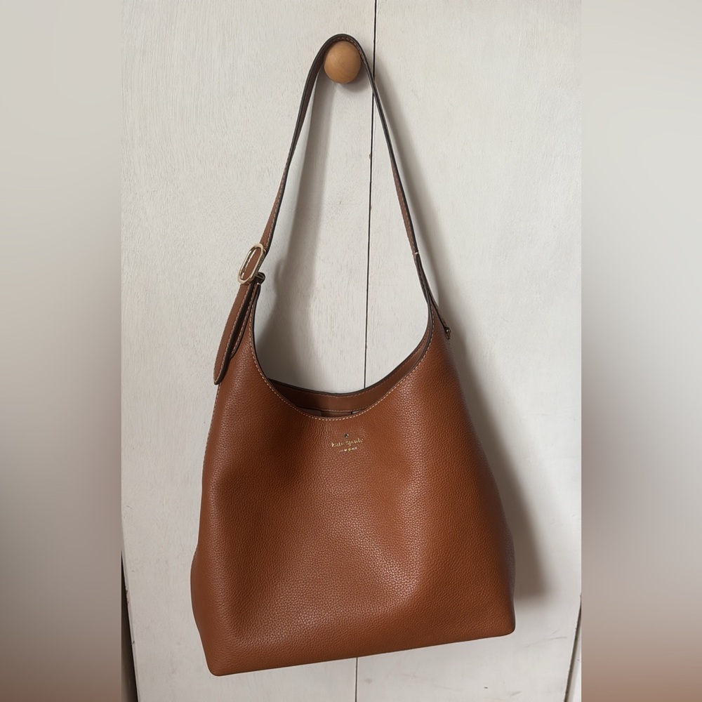 Kate Spade Tan Leather Hobo Bag